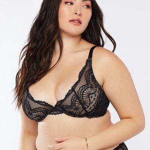 Scalloped Lace Unlined Bra